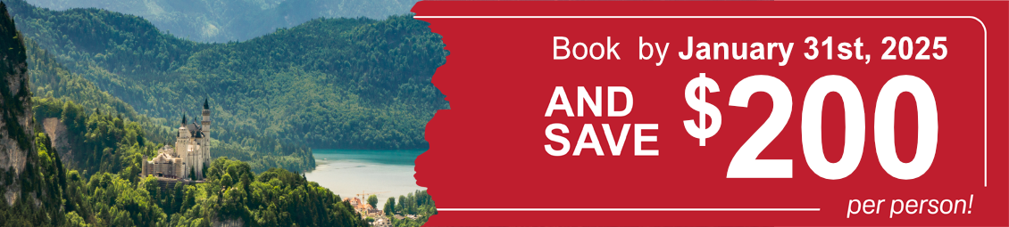 Book early, save $200