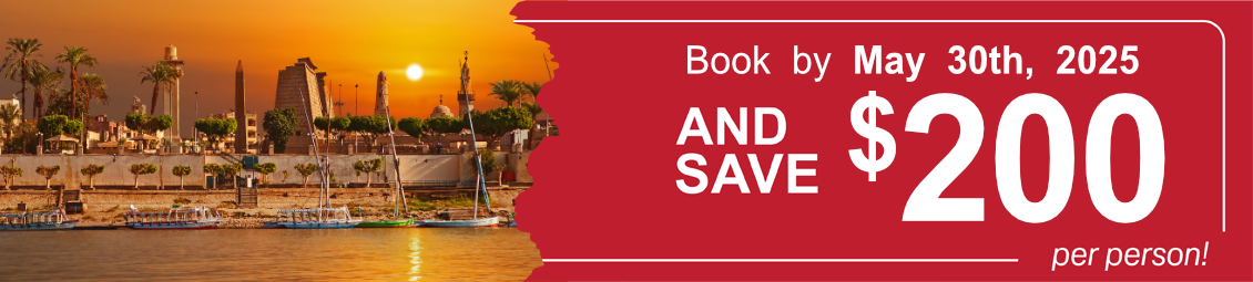 Book early, save $200