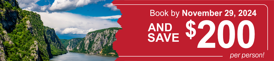 Book early, save $200