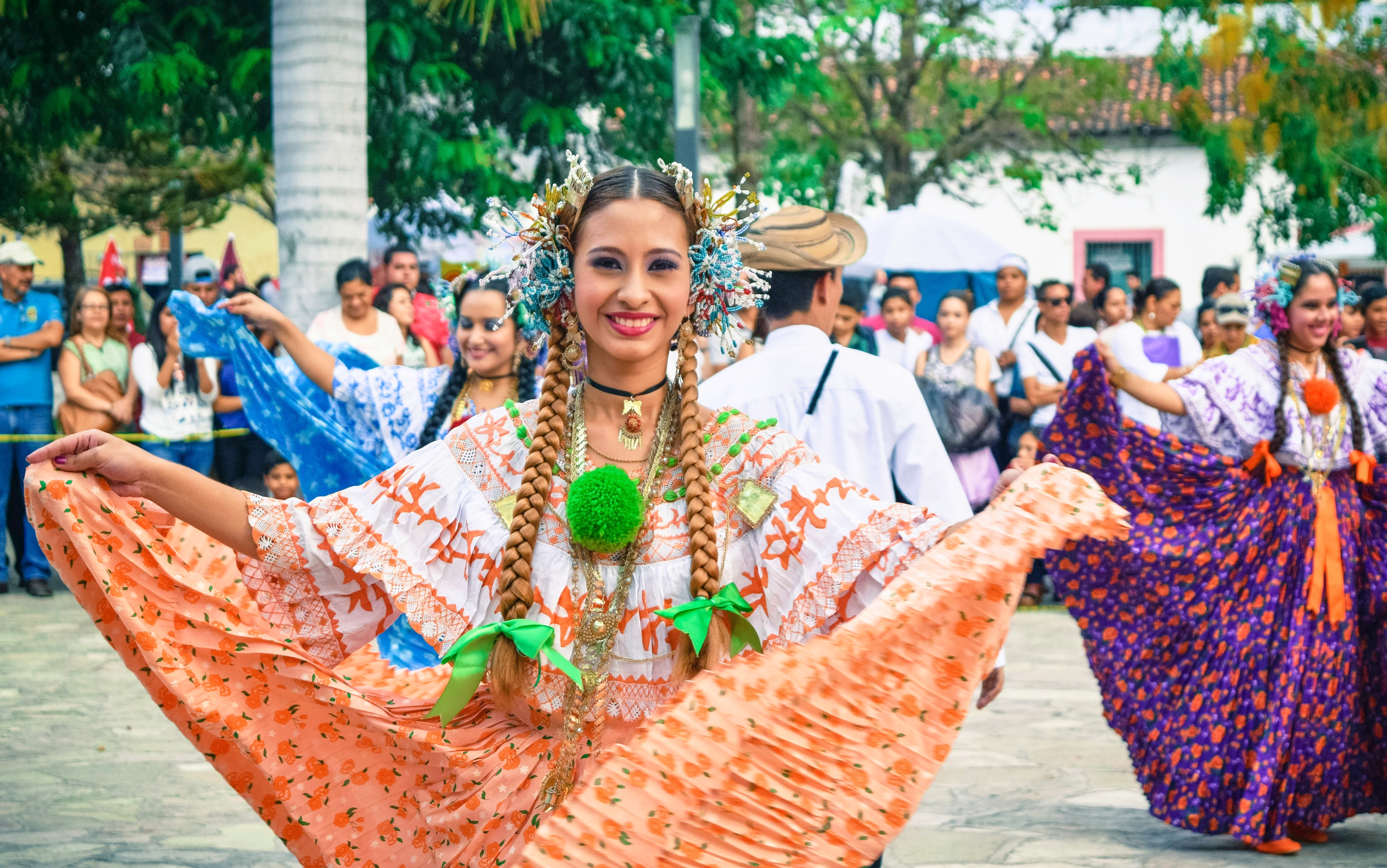 Costa Rican Folk Dancer