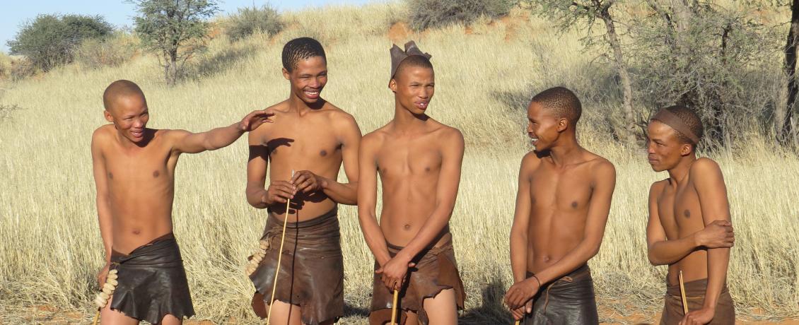 Young bushmen. Photo credit David Craig.