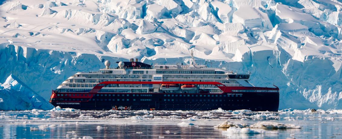 MS Fridtjof Nansen,  Image courtesy of Hurtigruten Expeditions