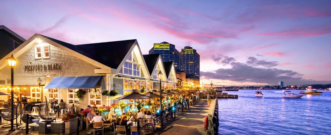 Halifax Waterfront at night