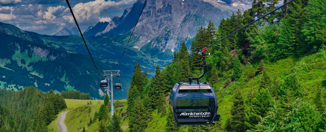 Cable car ride in Grindelwald