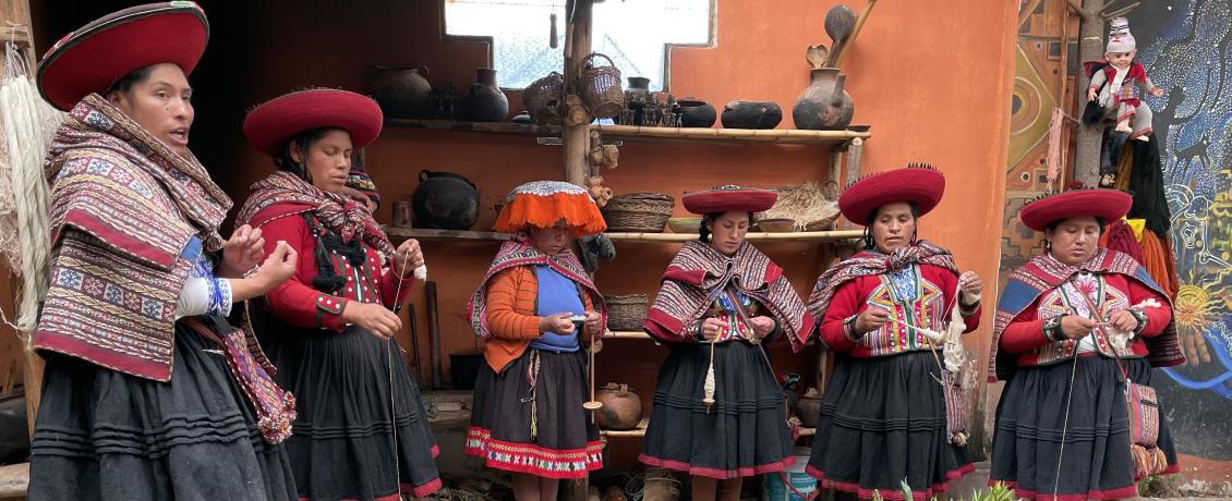 Traditional methods of weaving