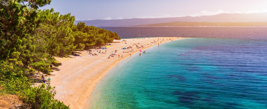 Zlatni Rat Beach, Bol, Croatia